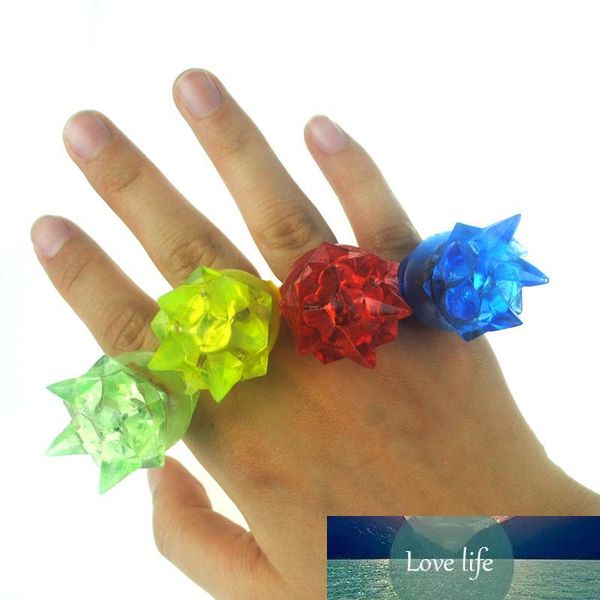 Flicker doigt anneau coloré pas cher allumer jouet mode led anneaux pour enfants fête d'anniversaire fournitures anneau lumineux