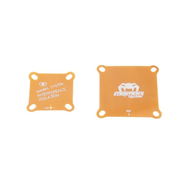 Placa distribuidora ESC de Control de vuelo, estera protectora antiinterferencias, espaciador de PCB suave para marco de cuadricóptero/piezas FC de Dron Rc