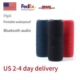 Flip 6 draagbare Bluetooth -luidspreker, krachtig geluid en diepe bas, IPX7 Waterdicht +stofdichte kan worden gebruikt voor thuis- en buitenluidsprekerparen
