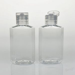 Flip Botterfly couvercle bouteille cosmétique de bouteille avec capuchon à rabat pour le maquillage propre pour animaux de compagnie usurdizer jetable gel bouteille en plastique BH4499 WLY