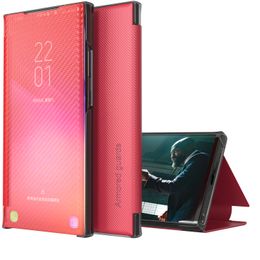 Funda con tapa para Samsung Galaxy S8 S9 S10 Plus S20 FE S21 Ultra Note 8 9 10+ 20, funda magnética de lujo con soporte tipo billetera para libro