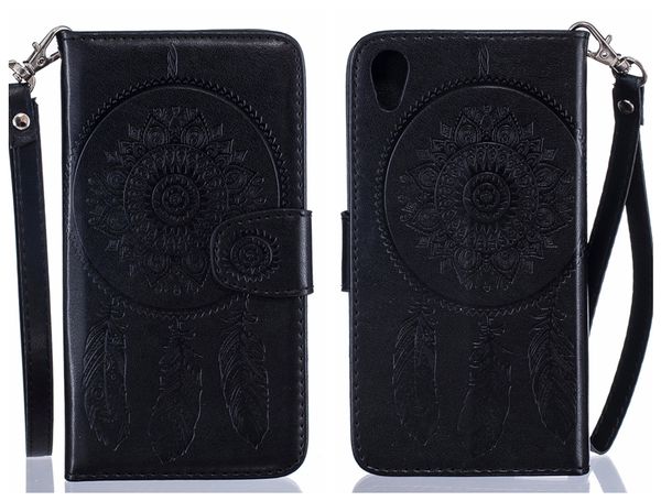 Étui à rabat Pour Sony Xperia X XP Performance Etui en cuir de luxe Dreamcatcher Peacock Pour SONY Xperia X Performance XP