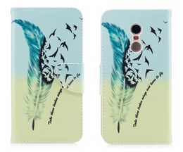 Flip Cover voor Xiaomi Redmi Note 4x Case Luxe Portemonnee Kaart Cover Fashion Patressed voor Redmi Note 4x Case Flip Cover