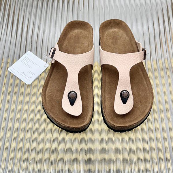 Chanclas zapatos de mujer sandalias sandalias de pareja al aire libre diseñador de lujo de moda zapatillas de pareja carpeta de cuero esmerilado dedo del pie para hombre zapatillas de playa Tamaños 35-44 + caja