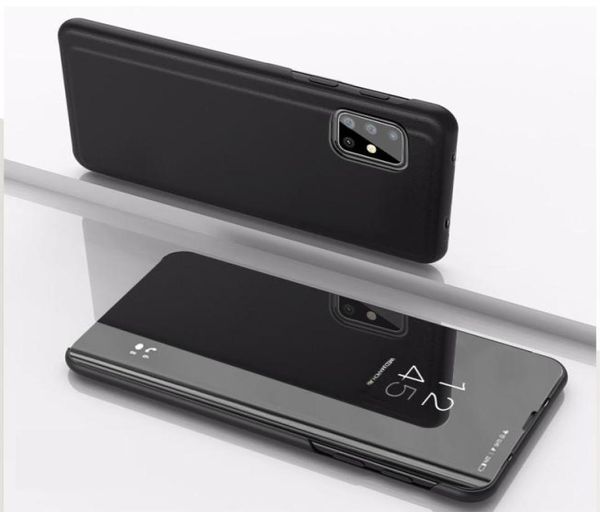 Flip Mirror Stand Case pour Samsung Galaxy A71 5G S20 Ultra Note 10 Plus S10 Plus S10E A70 A30 A20 A51 A21S A106358063