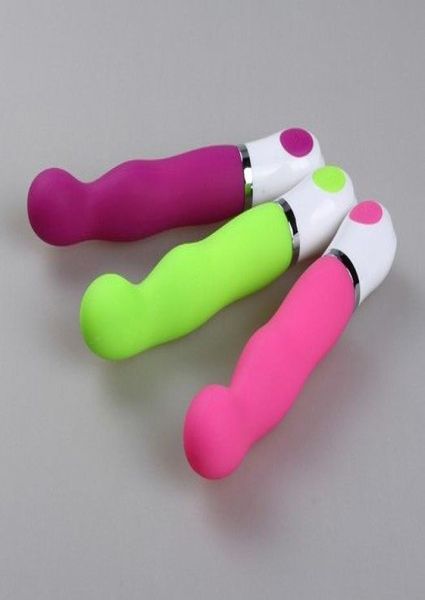 Vibromasseur de flirtVibrateur de gode en siliconeMasturbation féminine Masseur de baguette magiqueExplorateur Démon de flirtSex Toys 3 couleurs DHL 152709479