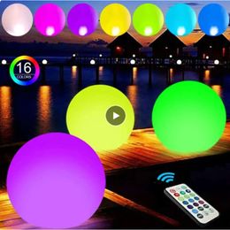Floating Lights Favor Remote 16Colors Party Outdoor Swimming LED Ball Light Waterproof Lawn Lamp Pool