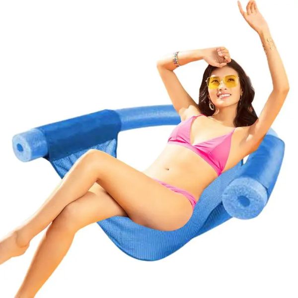 Silla de honda flotante balsas reclinables de piscina de natación deportes jugando divertido mejoramiento de la flotabilidad del bar juguetes para niños adultos