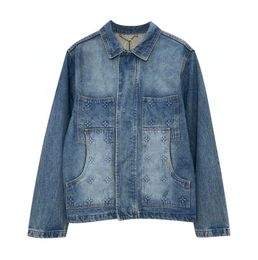 NIEUWs Herenjassen Luxe merken Heren dames spijkerjasje merk Designer Casual jassen Denim jas van hoge kwaliteit