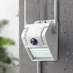 Floodlight Outdoor Home Security Camera 1080p 2.4G WiFi Night Vision met LED Motion Sensor Wall Light Wireless