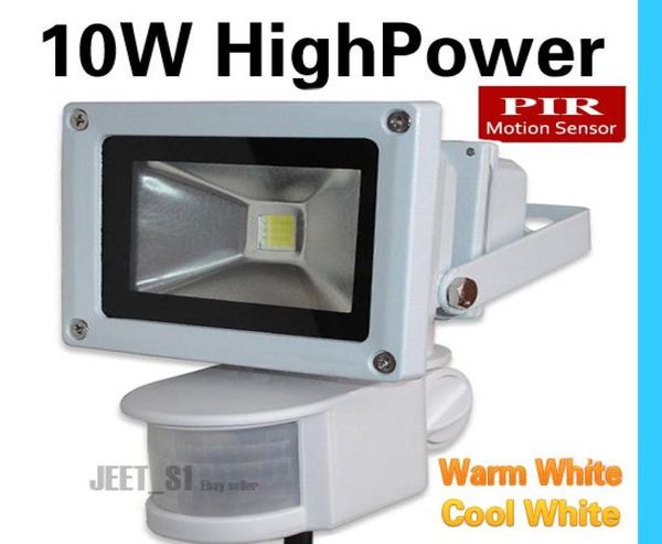 Projecteurs 10W 20W 30W LED PIR coque grise capteur de mouvement infrarouge passif lumière d'inondation ou lumière de capteur humain pour intérieur extérieur Sec1566110