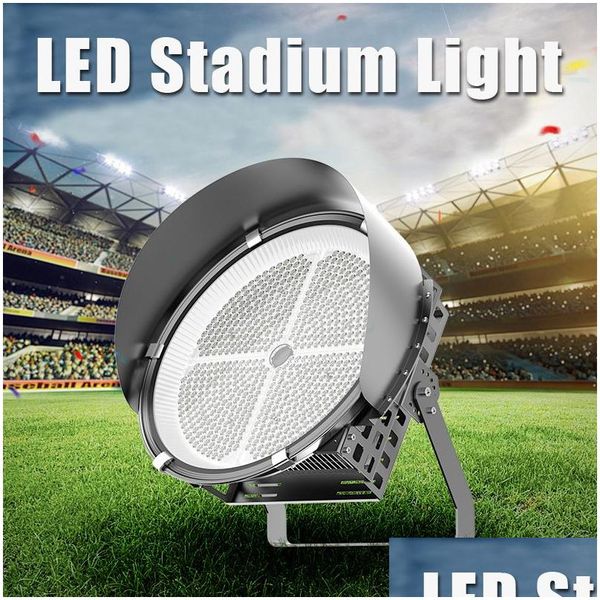 Projecteurs 600W LED Stade Lumières Extérieures 85-265V Inondation 6500K Ip65 Arène Étanche OEMLED Livraison Directe Éclairage DH5Xj