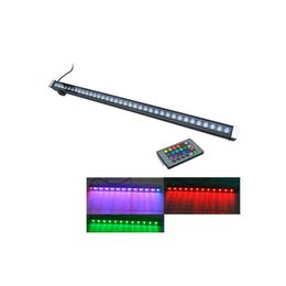 Projecteurs LED mur rondelle RVB 12W 18W 24W 30W 36W lampe de lavage lumières d'inondation barre de coloration projecteur éclairage paysager livraison directe O Otfca