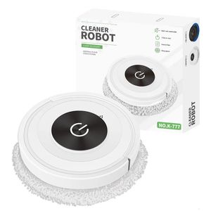 Pièces de tampons de sol 2023 Robot de nettoyage tactile muet Machine de nettoyage tout-en-un humide et sec aspirateur sans fil pour appareils électroménagers intelligents 231108