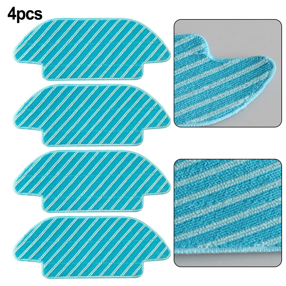 Floor Buffers Parts 4pcs Mop Cloths Pads For Shellbot SL60 Vacuum Cleaner Replacement Mopping Accessories Sweeper Part Home Cleaning Supplies 230926