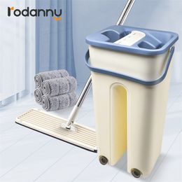 Tampons de sol Parties Rodanny Magic Mops Nettoyage Nettoyage Free Hand Mop Hands Free Sque Squee