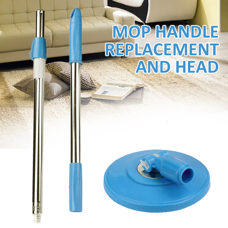 Floor Buffers Parts Spin Mop Pole Handle Replacement for 360 Degrees Rotating No Foot Pedal Version Cleaning Tool Kit 230816