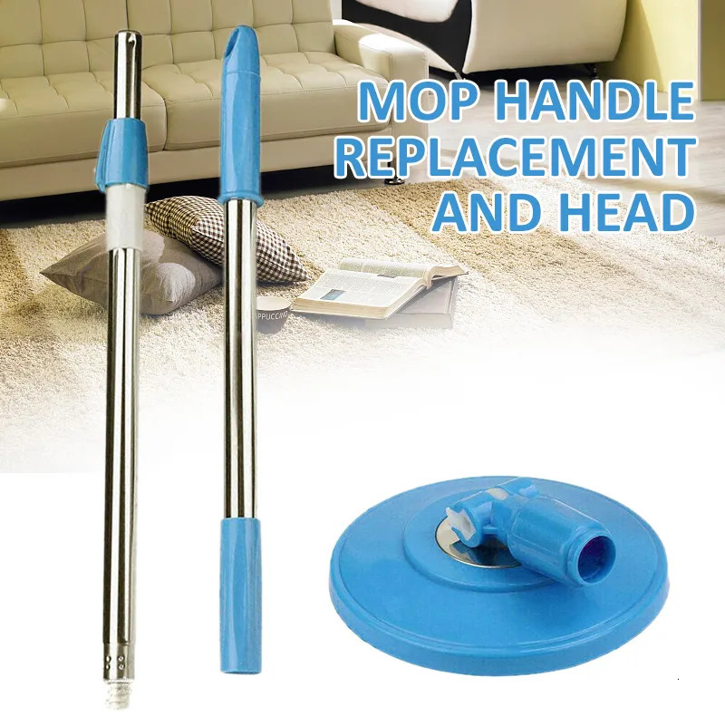 Floor Buffers Parts Spin Mop Pole Handle Replacement for 360 Degrees Rotating No Foot Pedal Version Cleaning Tool Kit y231009