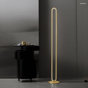 Lampadaires tout cuivre lumière lampe de luxe salon chambre El style minimaliste décoratif