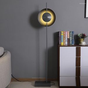 Vloerlampen zijn lamp standaard goud veer modern houtontwerp