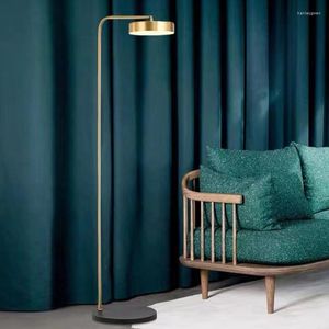 Vloerlampen creatief minimalistisch goud staande lamp voor woonkamer decoratieve leds slaapkamer bedlichten thuis deco