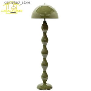 Lampadaires Designer luxe médiéval crème champignon lampadaire fer Art LED E27 luminaires modernes salon canapé Table Hall chez l'habitant Q231016