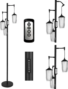 Vloerlampen Dimbare lamp 24W voor woonkamerbed met afstandsbediening CCT 2400-4000K Staand thuis en op kantoor.