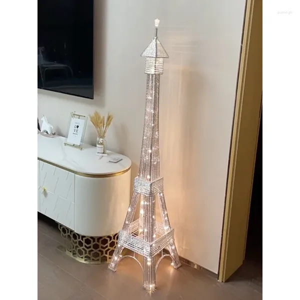 Lámparas de piso de la lámpara de diseño creativo de la Torre de la Torre de Eiffel.