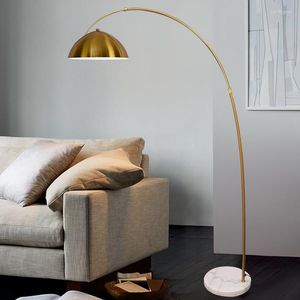 Vloerlampen vissen woonkamer bank lamp slaapkamer studie Noordse ontwerp minimalistisch licht luxe staande led -standaard voor metaal