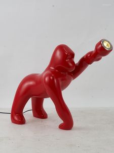 Vloerlampen gorilla lamp Italiaans ontwerp sense el lobby tentoonstelling hal grote dierendecoratie sculptuurtafel