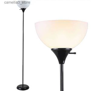 Staande lampen in. Torchiere Charles Staande vloerlamp LED-zaklamp Uplighting voor slaapkamer/woonkamer Zwart Q231016