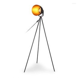 Floor Lamps Interior Decoration Living Room Metal Lampshade Tripod Retro Industrial Style Lamp Standing