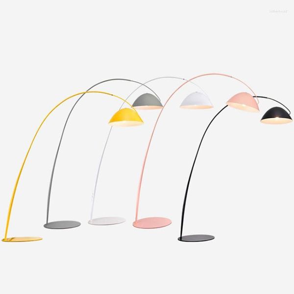 Lámparas de pie Diseñador italiano LOFT Luces LED Accesorio de iluminación Pluma de tinta Sala de estar moderna Sala de exposiciones Lámpara de pesca