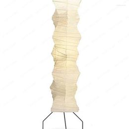 Lámparas de pie de diseñador japonés Akari Noguchi Yong, lámpara de papel de arroz, esquina de arte Zen Simple, sala de estar de pie, dormitorio, casa de familia, cafetería