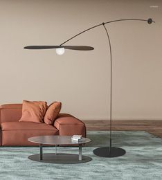 Lampadaires Lamp Designs Trépied Vintage Noir Arc Moderne Design Plume