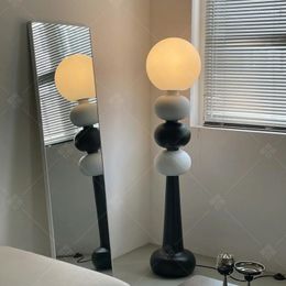 Lampadaires Lampe Vintage Salon Chambre Décoration Boule Ronde Lumière Ambiante Verticale