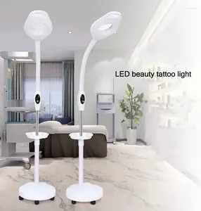 Vloerlampen LED koud licht 16x vergrootglas manicure tattoo schaduwloos roterend dimmen oogbescherming schoonheidslamp