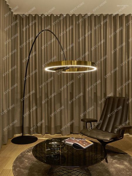 Lampadaires lumière luxe post-moderne personnalisé El hall salon canapé concepteur bureau de vente modèle lampe de pêche