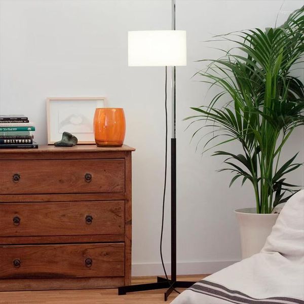 Lampadaires salon lampe peut être surélevé et abaissé moderne simple luxe design tissu américain maison chambre El Villa