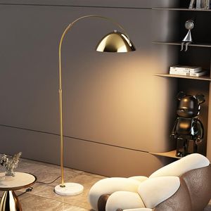 Vloerlampen marmeren basis led lamp goud zwart metaal woonkamer bedkamer lichtminimalistische moderne stijl