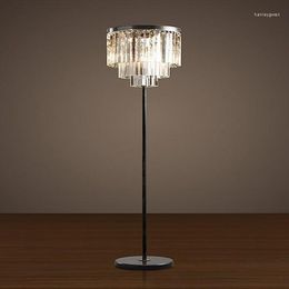 Vloerlampen moderne kristallen lamp led grond licht mode studeer kamer staande creatieve vintage coffeeshop el el