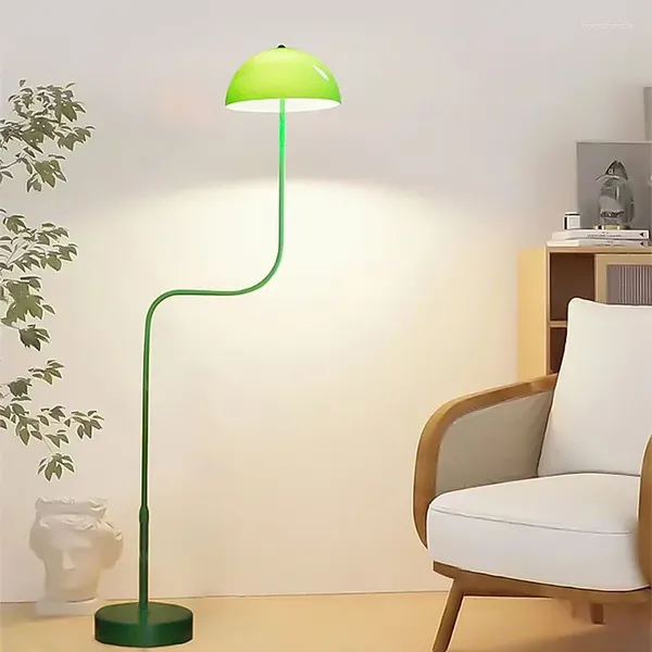 Lampadaires Moderne Emeraude Vert Bean Sprout Lampe Créative Led Coin Lumière Pour Salon Chambre Canapé Art Déco Luminaire