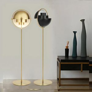 Vloerlampen modern gubi voor woonkamer thuis decorontwerpster zwart goud metaal staande lichten slaapkamer