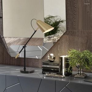 Lampadaires lampe moderne fer marbre Table pour salon chambre étude Loft décor lumières nordique maison E27 chevet debout