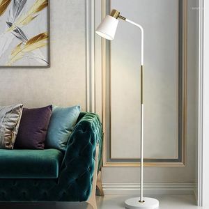 Vloerlampen moderne lamp eenvoudige verstelbare hoek led staande studio retro statief lichte kop leeslichten