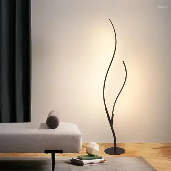 Lampadaires LED modernes Branches créatives lampe de modélisation pour salon chambre intérieur décoration de la maison mode luminaires lustre