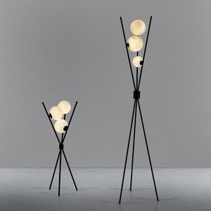 Vloerlampen moderne led lamp 3d maan ijzer statief voor woonkamer slaapkamer loft study decor licht lichtkneuvel tafel staan