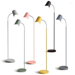 Vloerlampen moderne led zeven kleuren keuzes lamp woonkamer restaurant slaapkamer studiebureau staande armatuur armaturen verlichting