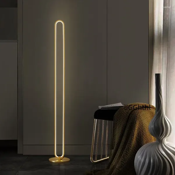 Lampadaire moderne décoration de luxe en laiton 3 lampe à LED de couleur adaptée à la chambre de salon de la famille El