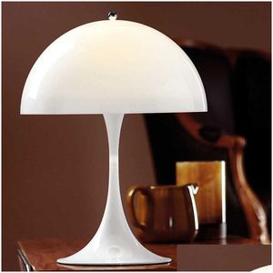 Lampadaires Moderne Minimal Acrylique E27 Designer Champignon Pour Chambre Étude Restaurant Déco Creative Canapé Stand Lampe Drop Livraison Li Dhdwl